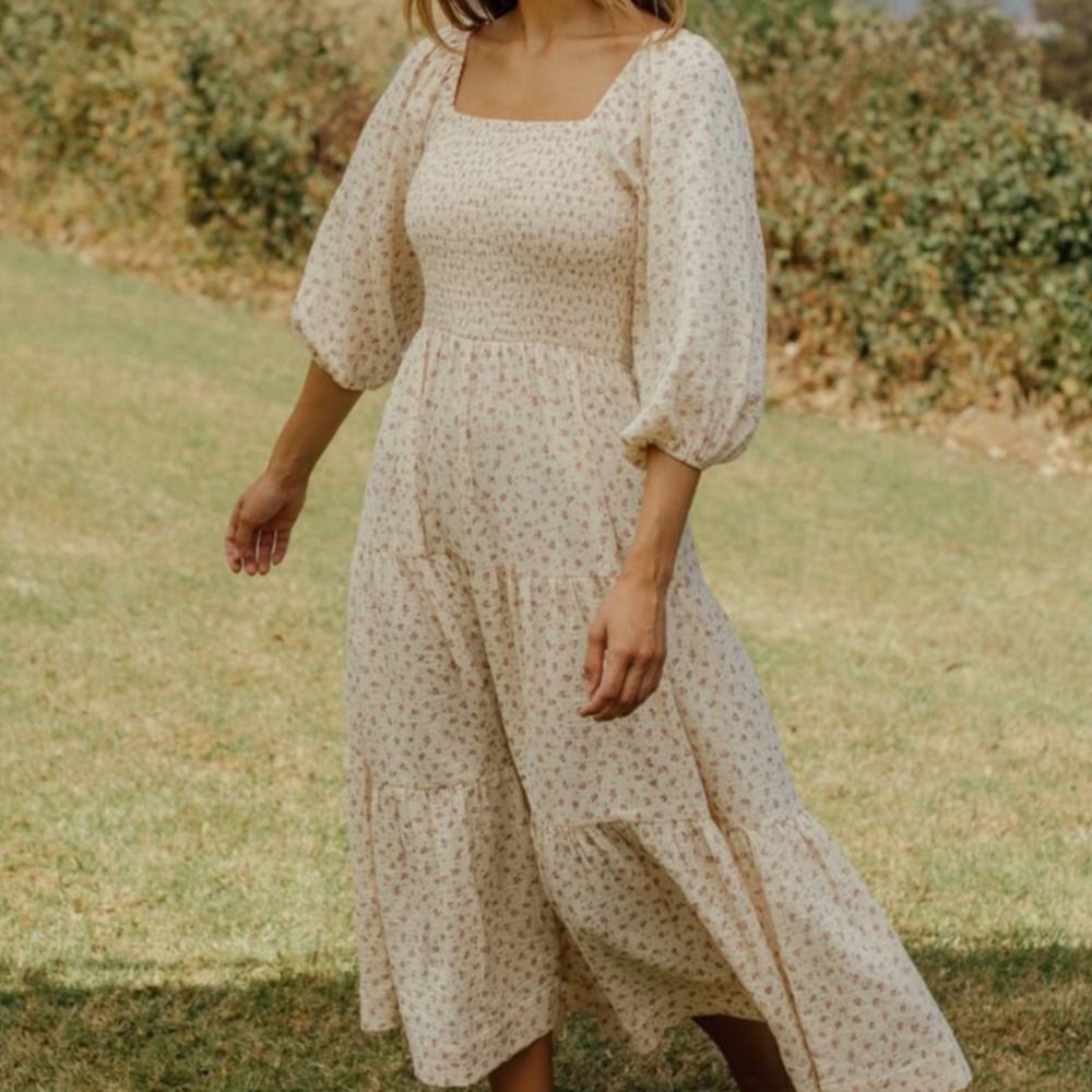 Neuflora Dress In Rose Floral